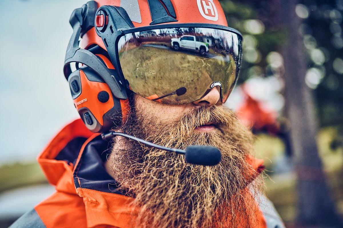 Husqvarna X-COM Active, helmet mount
