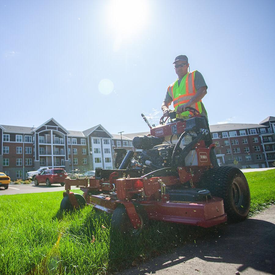 GrandStand® MULTI FORCE Stand-On Gas Mower