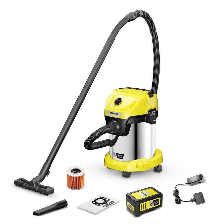 Battery wet and dry vacuum cleaner WD 3-18 S Battery Set