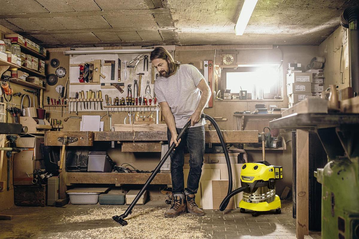Battery wet and dry vacuum cleaner WD 4-18 S Dual Battery Set