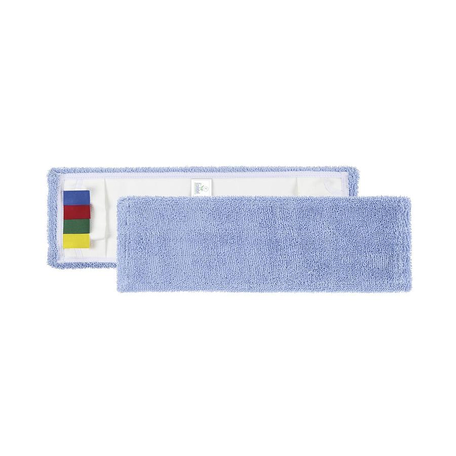 Premium MF Mop Twisted blue Pocket EU Ecolabel 40 cm