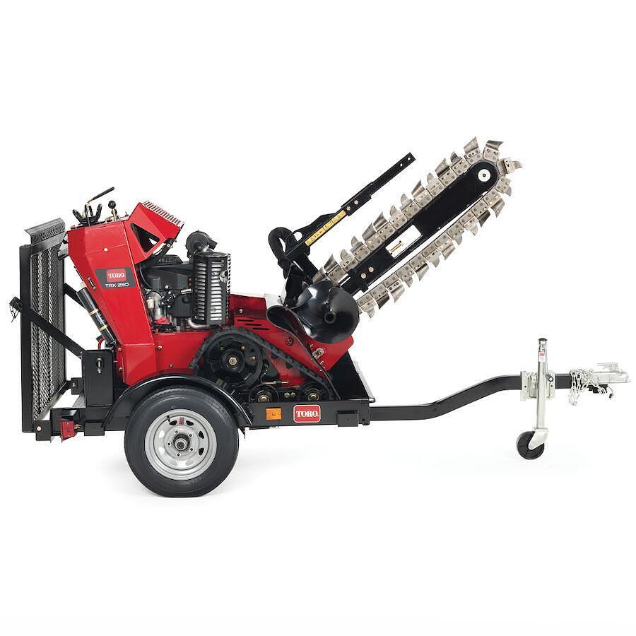 Trailer for the TRX Trencher and STX Stump Grinder