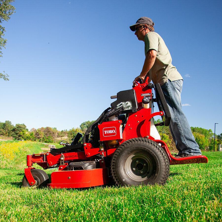 GrandStand® MULTI FORCE Stand-On Gas Mower