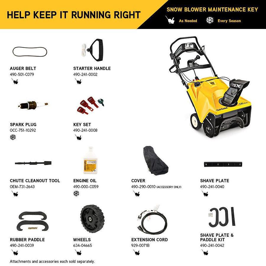 1X™ 21" LHP Snow Blower1X™ 21" LHP Snow Blower
