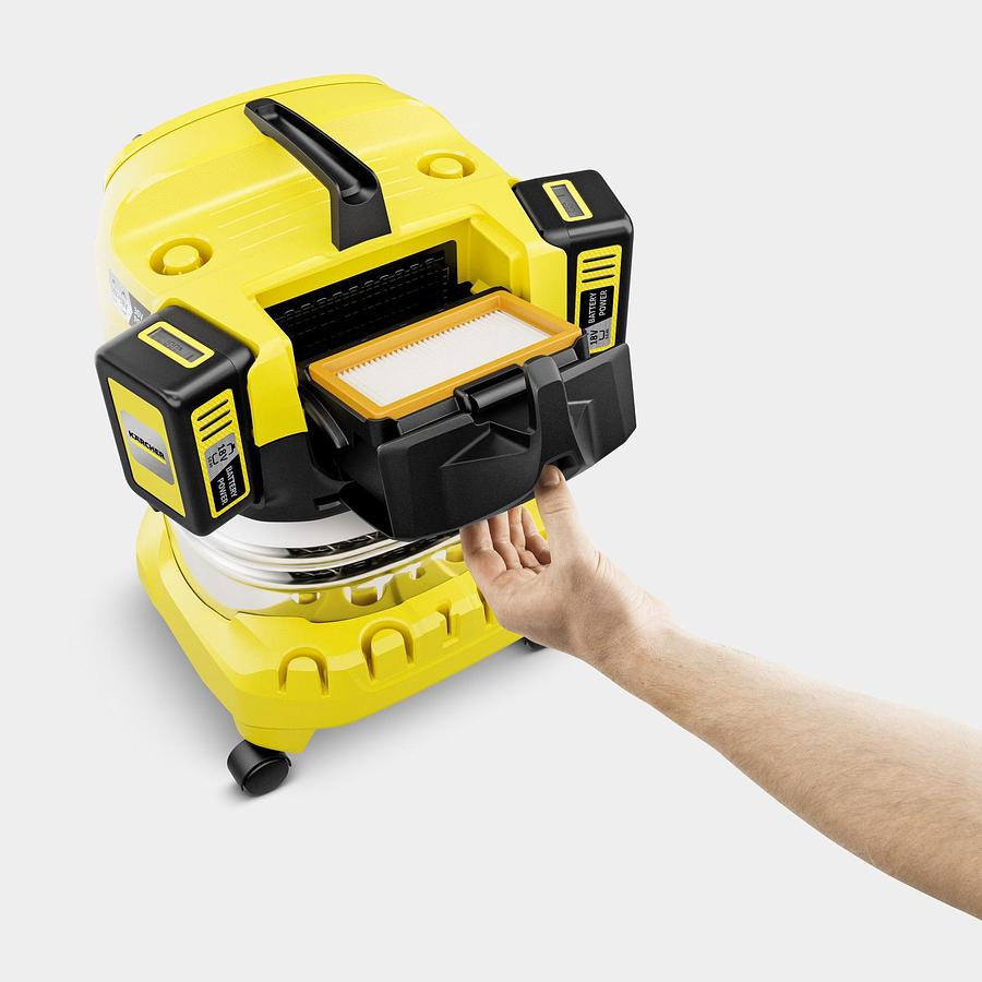Battery wet and dry vacuum cleaner WD 4-18 S Dual Battery Set