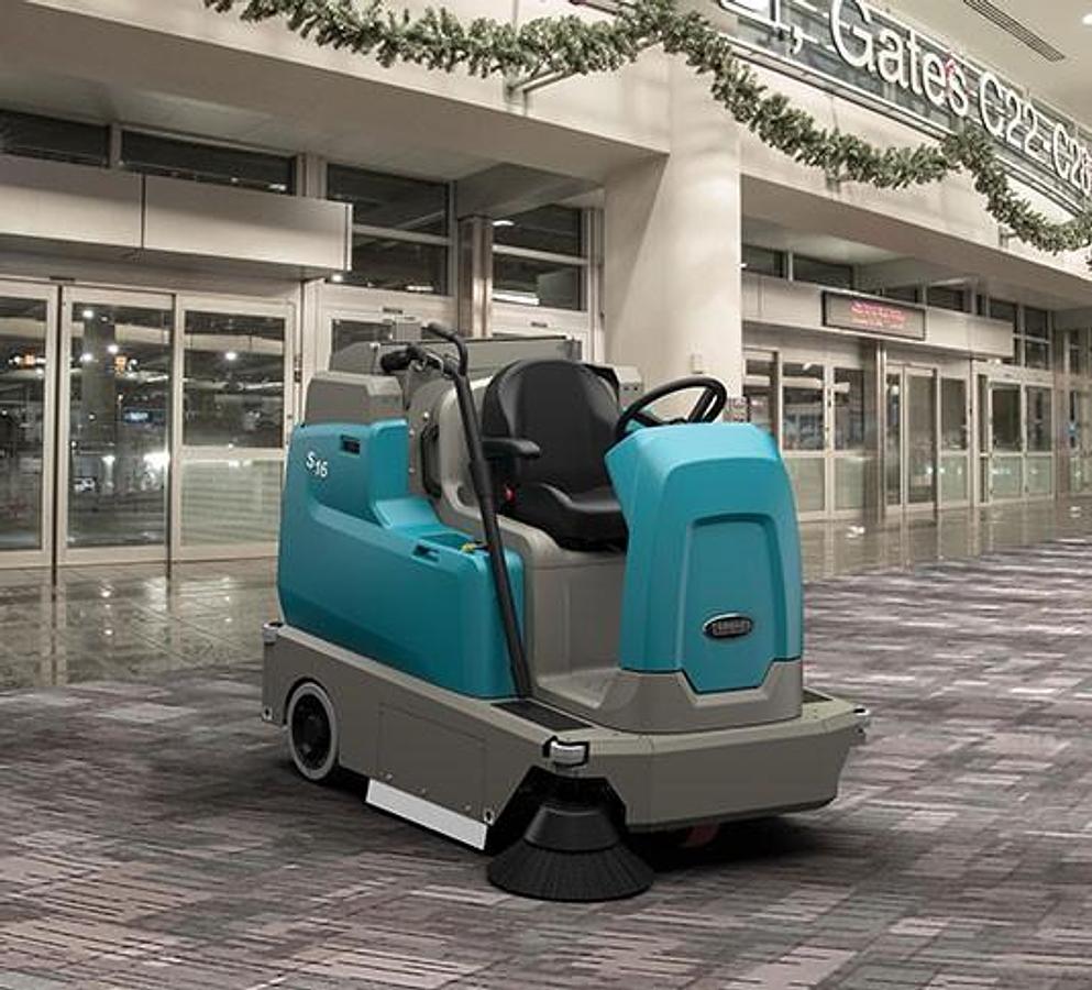 S16 Battery-Powered Compact Ride-On Sweeper