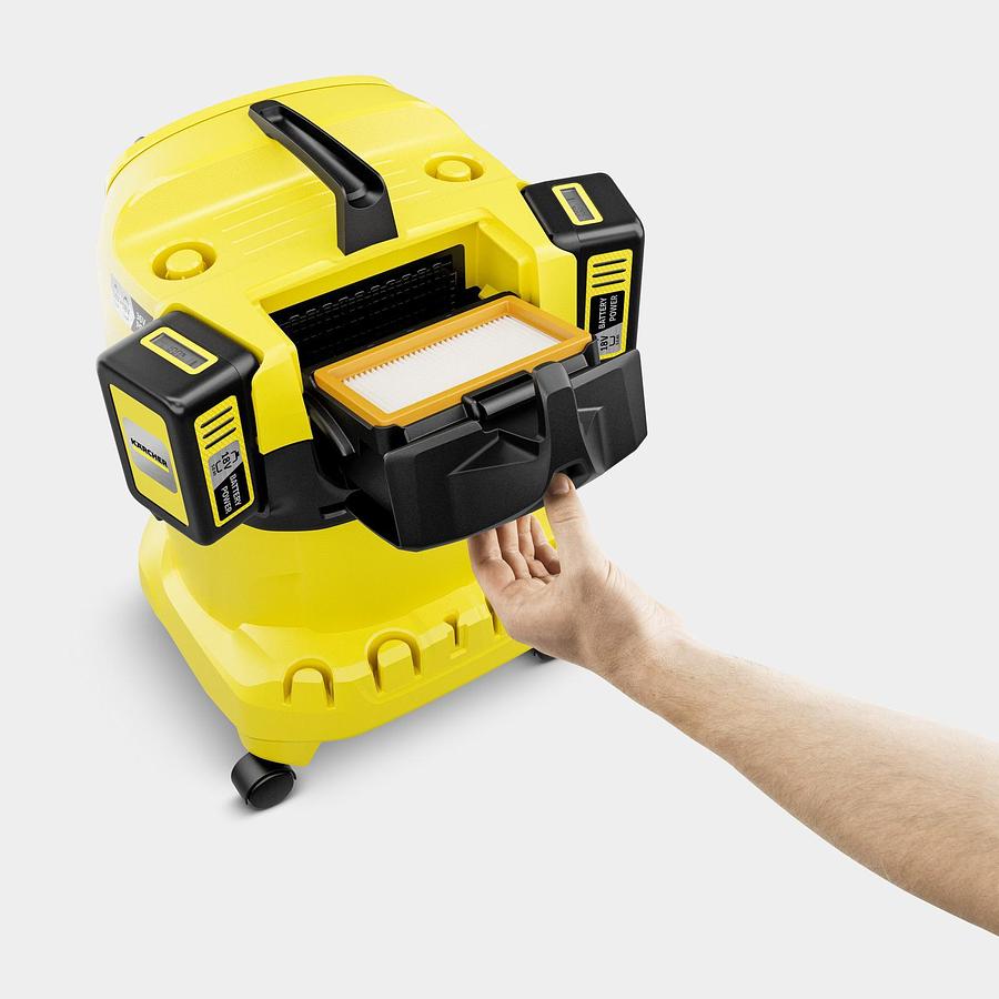 Battery wet and dry vacuum cleaner WD 4-18 Dual Battery Set