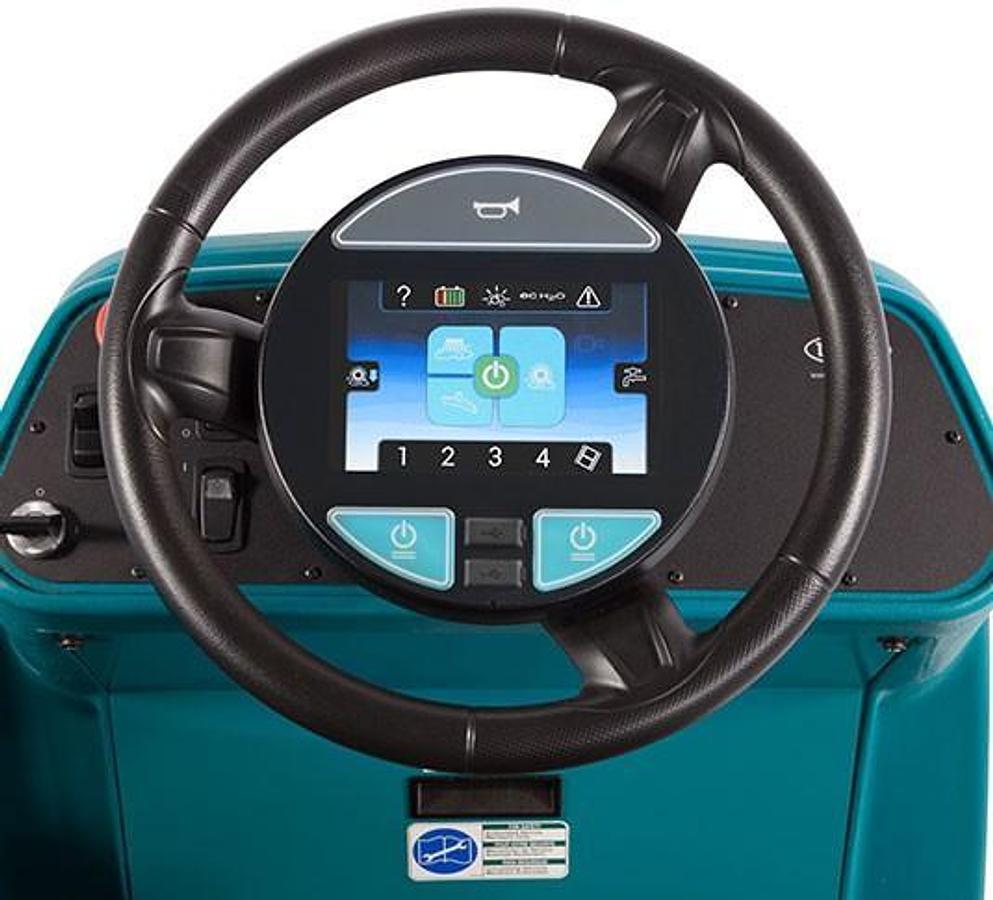 T17 Battery-Powered Ride-On Floor Scrubber