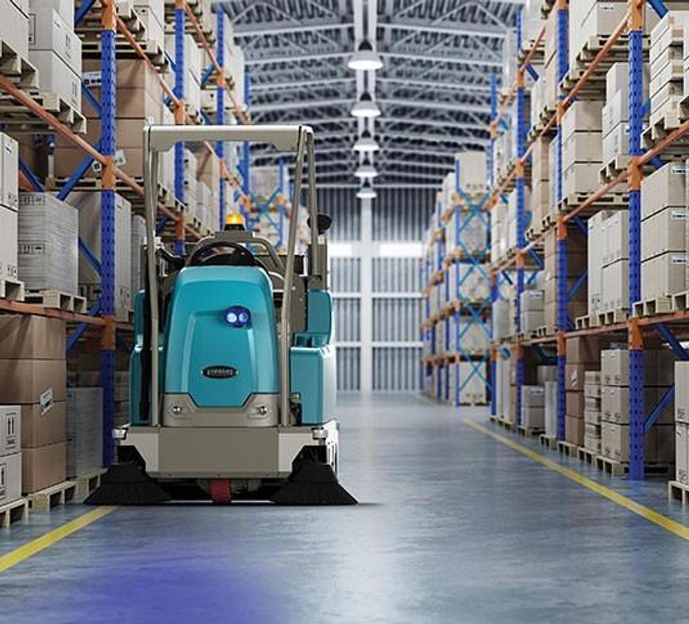 S16 Battery-Powered Compact Ride-On Sweeper