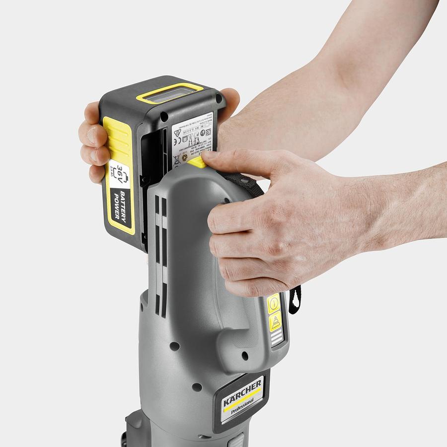 battery-powered vacuum cleaner LVS 1/2 Bp