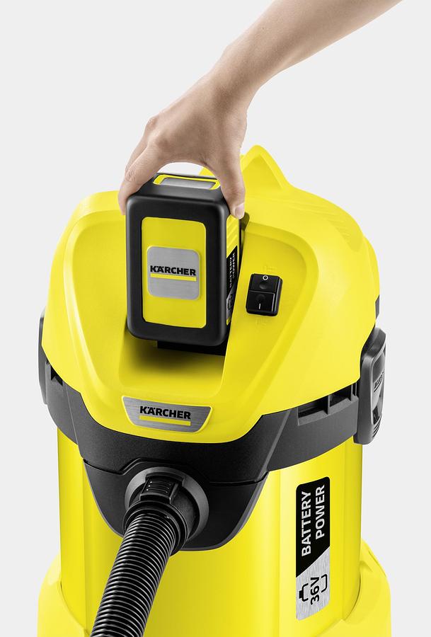 Battery wet and dry vacuum cleaner WD 3 Battery