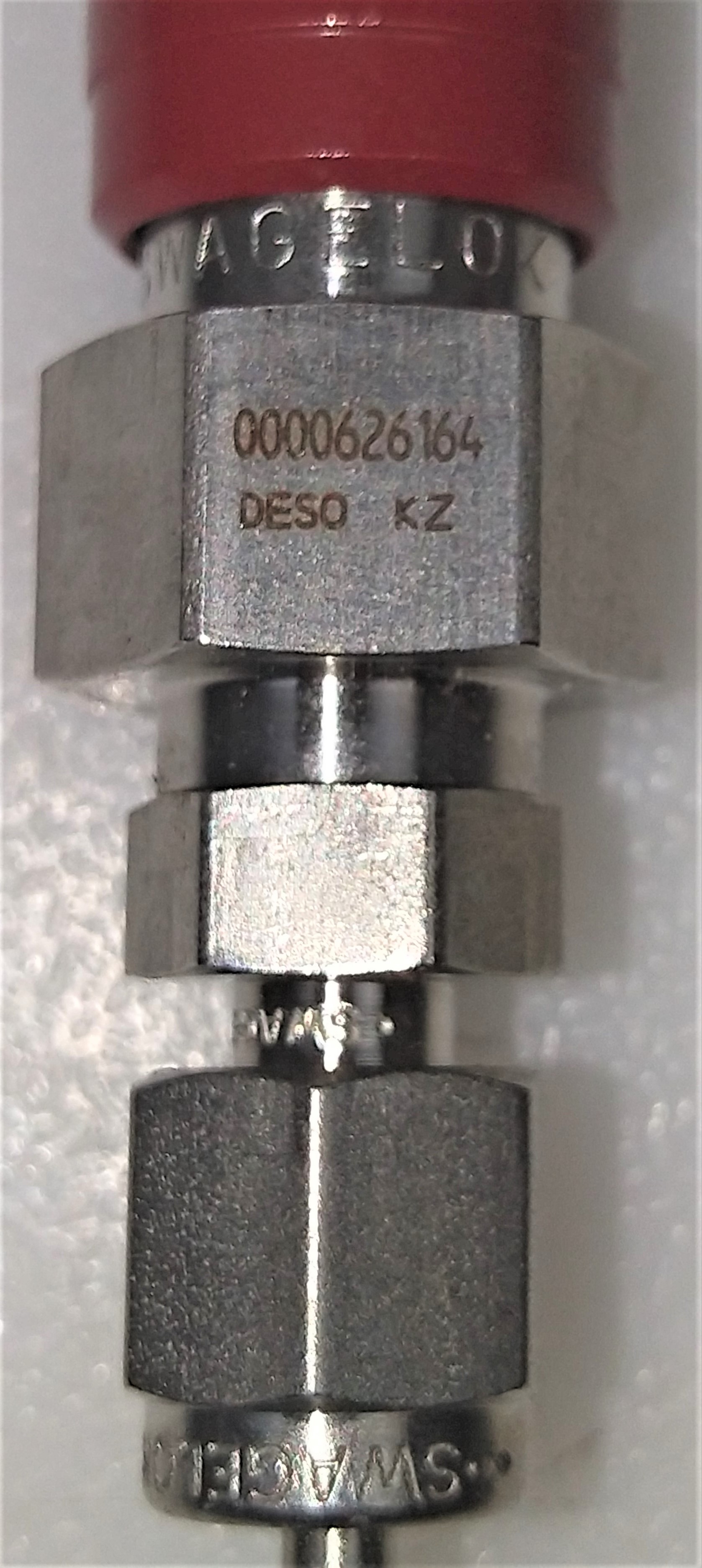 Used Swagelok Quick-Connect Valves with Stainless Steel Tubing - 1/8" Fitting