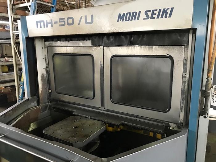 Used 1997 MORI SEIKI MH-50U, 5 AXIS CNC Horizontal Machining Center
