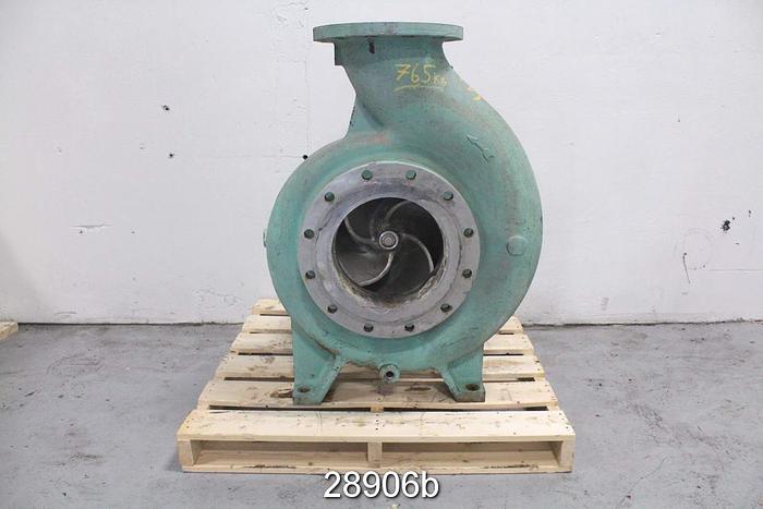 Used Goulds 3175, 10x12x18, SS (CF8M) Casing, SS 6 Vane 13" Impeller #28906