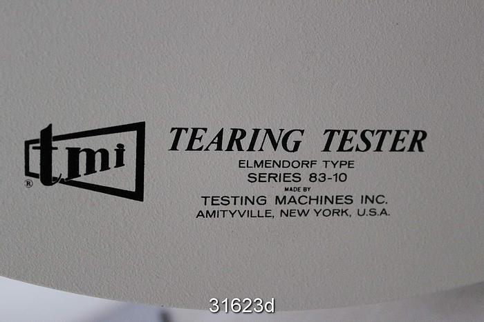 Used Tmi 83-11-00 Digital Tear Tester and Monitor, Elmendorf Type #31623