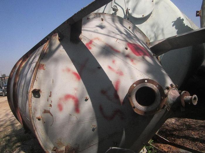 Used Tank, 2,300 Gallon, S/st, FT/CB, Coils, 84" x 96" #S740047