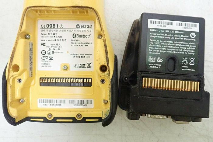 Used Trimble Ranger ST2-BY5GMDE Data Collector with QQ GQ Power Supply P/N 66291-001