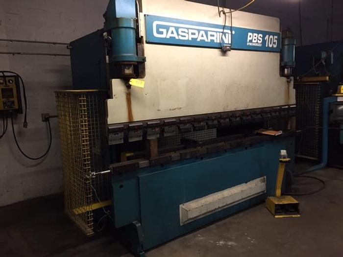 Used 110 TON GASPARINI CNC HYDRAULIC PRESS BRAKE
