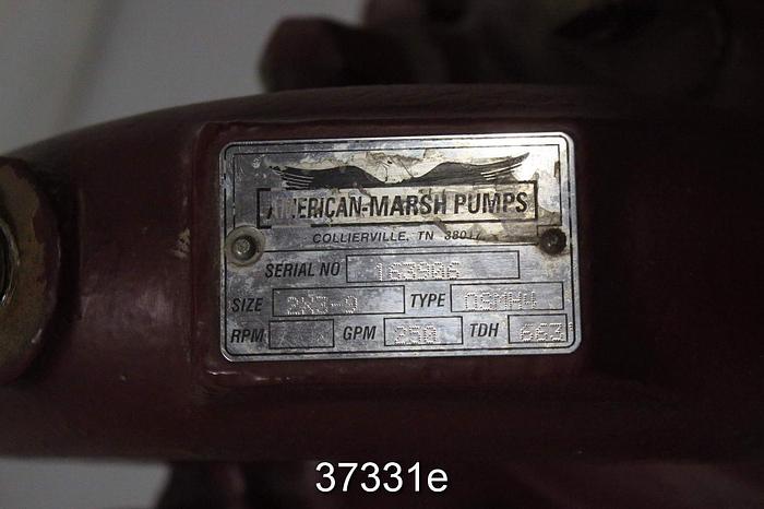 Used American Marsh OSMH4 2x3x9 Boiler Feed Pump, Series 380 #37331
