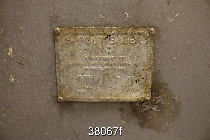 Used Sprout Bauer 554-1-72 72" Hydrasieve Inclined Thickener #38067