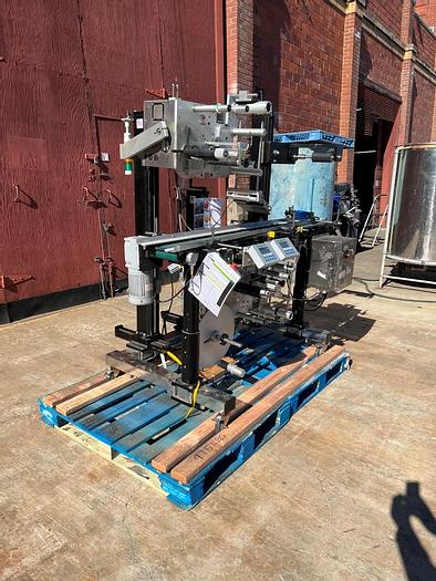Used Labeler, Pressure Sensitive, Label-Aire, Mdl 3115NV-1500, Top and Bottom, RH #C744430