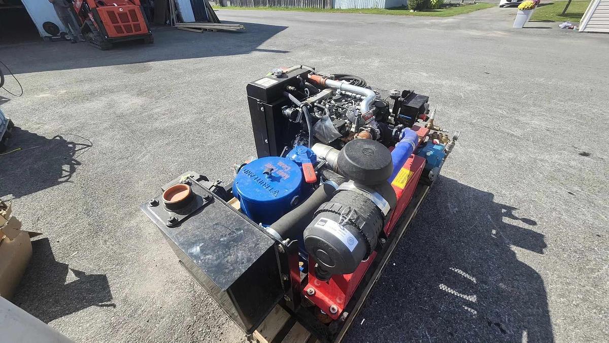 Used skid mounted vacuum and jetter system