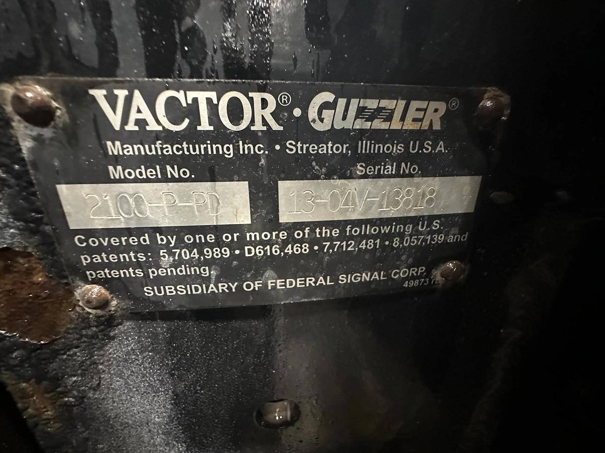 Used 2013 vactor 2100 plus