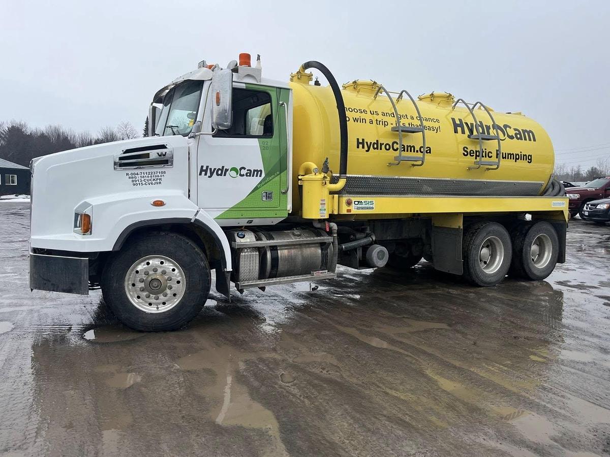 Used 2008 western star 4700sb septic pump truck 4700sb