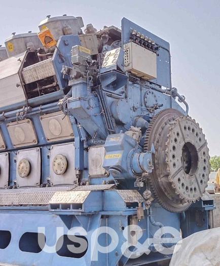 Used 10.8 MW 1997 Used Wartsila 12V46C Diesel Power Plant Gensets