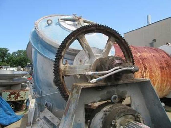 Used 30 CU. FT. PATTERSON KELLEY (P-K) TWIN SHELL BLENDER – S/S  (#8833)- LIQUID/SOLIDS BAR