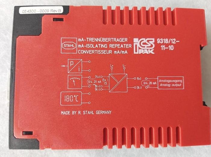 Transformateur d'isolement, 9318/12-11-10, Eex, R. Stahl, neuf