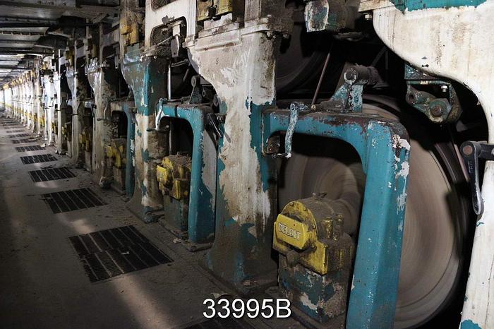 Used (85) Beloit Dryer Can Section, 60" Diameter, 163" Face #33995