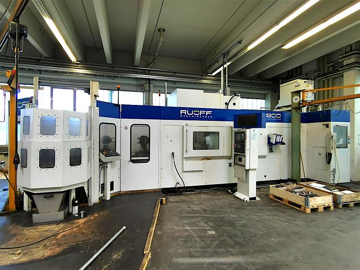 Überholt Horizontales Bearbeitungszentrum HELLER BEA2 - RUOFF F4 - 800