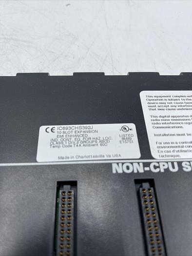 Used GE Fanuc IC693CHS392J