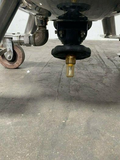 Used LEE 100 Liter Stainless Steel Jacketed Reactor w/ Agitator 30 PSI