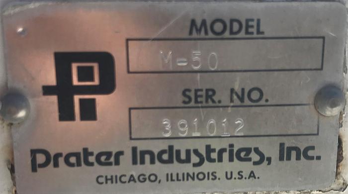 Used Mill, Hammer, Prater, Model M-50, Carbon Steel, 30 HP, #C740601