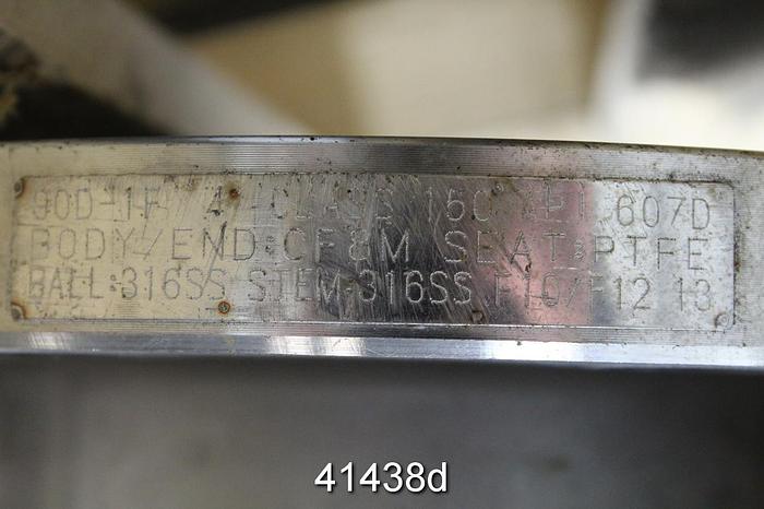 Used Fps Model 9650-0480-2507-0015 4" Ball Valve #41438