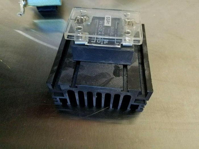 Used Crydom Solid-State Relay Switch TD1210 with Heat Sink Cooler FREE SHIPPING!