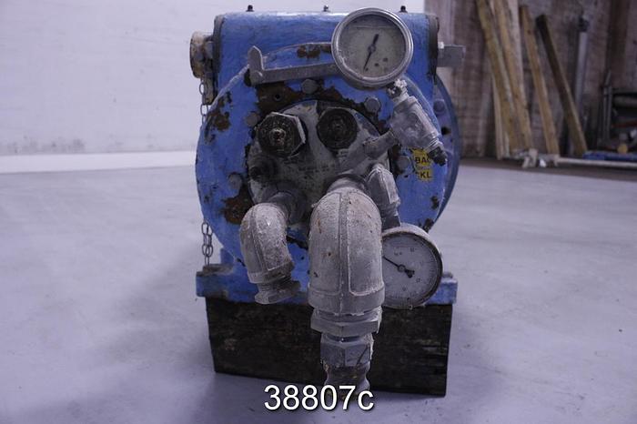 Used Suction Press Roll, Rubber Covered, 19.44" Diameter, 112" Drilled Face #38807