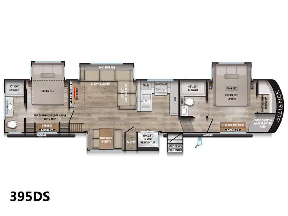 2026 Alliance RV Paradigm Fifth Wheel 395DS