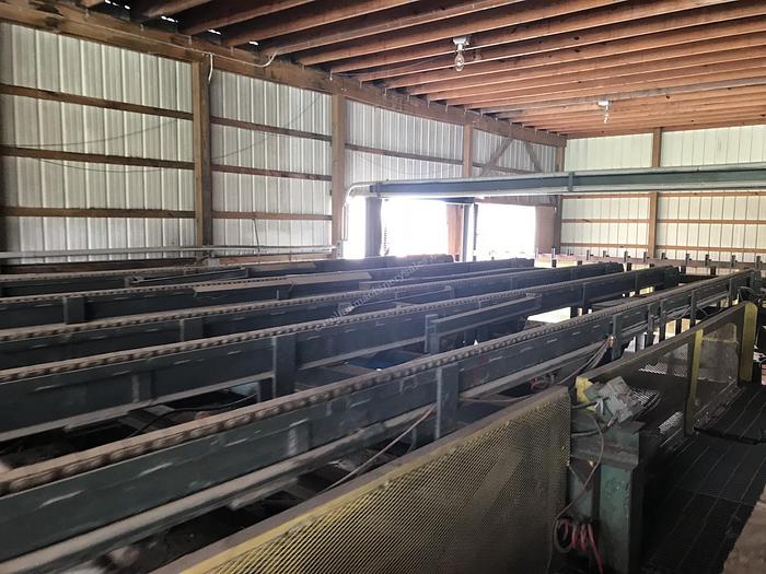 Used Corley Automated Lumber Stacking & De-Sticking Line