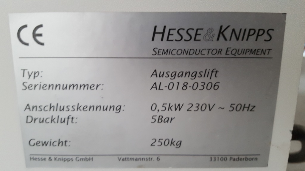 Used Hesse & knipps Magazine Handlers