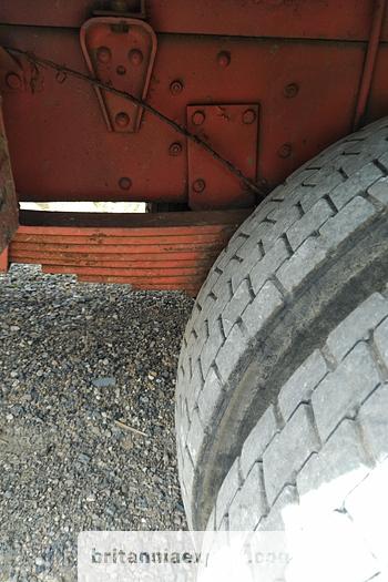 Used 1989 IVECO Turbostar 190-30 6X2 10 tyres flatbed truck