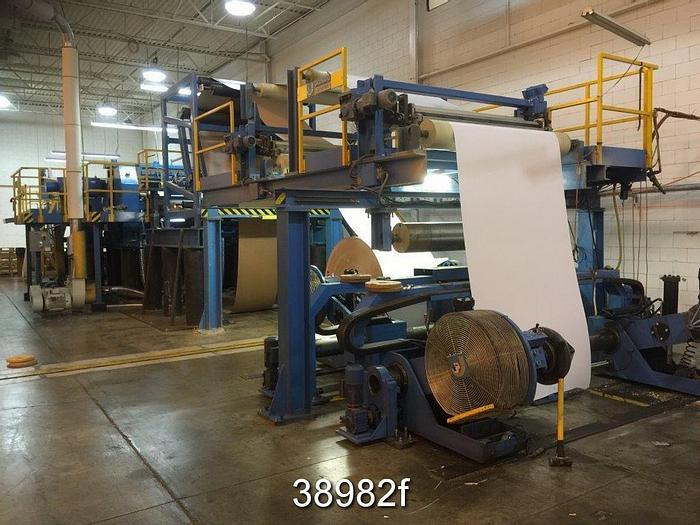 Used Jagenberg  SYNSTAR-E 1996 Dual Rotary Knife Sheeter, 65" Sheet Width #38982