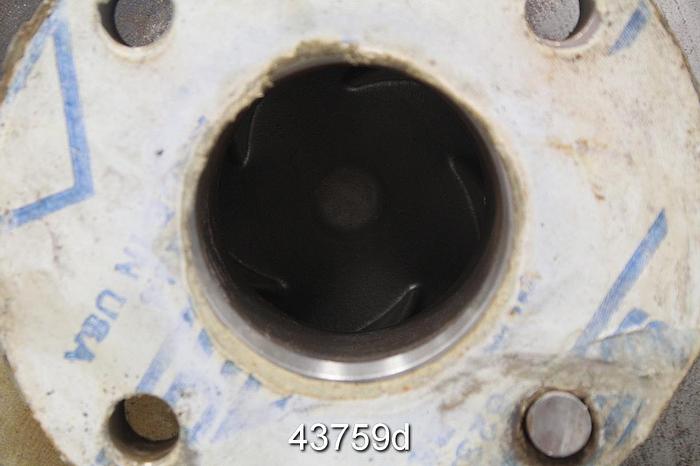 Used Goulds 3196 2x3x10 Pump, Stainless Steel Casing #43759