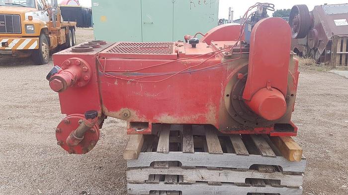 Used National JWS-340 Triplex Well Service Mud Pump