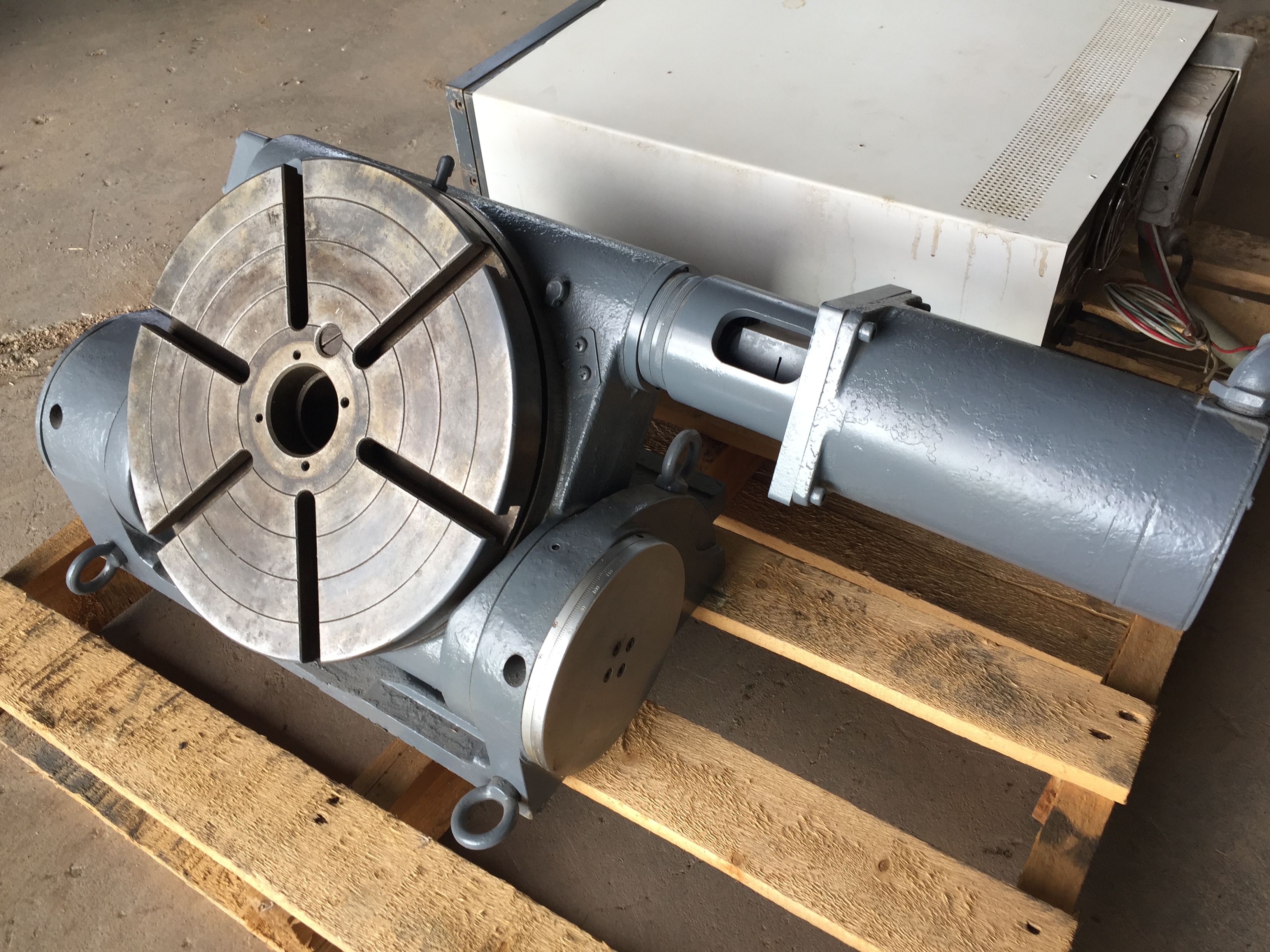 Used 12" Yuasa 2 Axis Tilting Type CNC Rotary Table w/ Slo-Syn Preset Indexer #3254