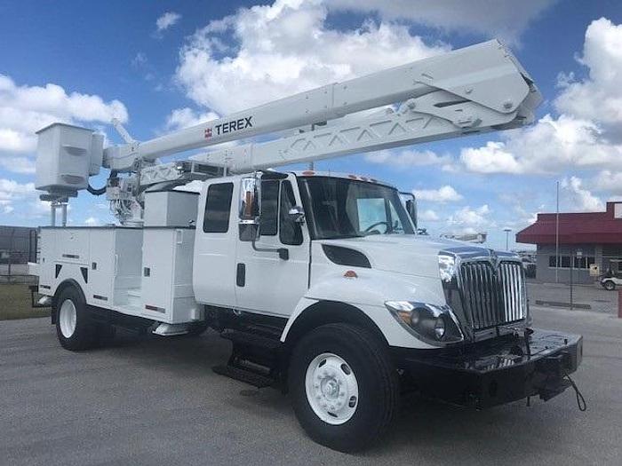 Used HiRanger TCX-55 60ft Bucket Boom on 2008 International 7300 60ft Extended Cab Utility Truck - C54796