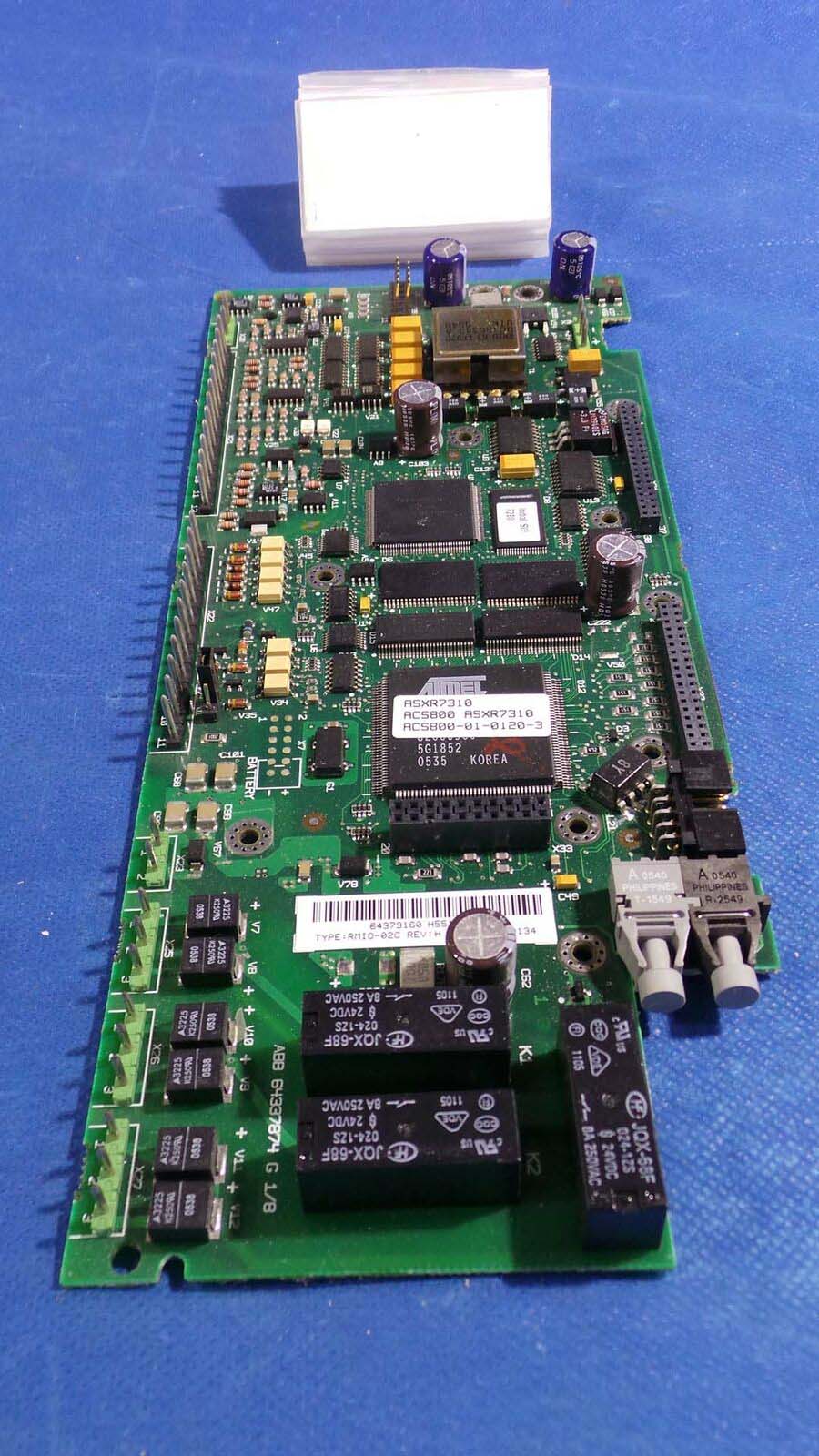 Used ABB RMiO-02C Board, Control Board RMiO-02C / Rev H / ABB AC 800 Inverter