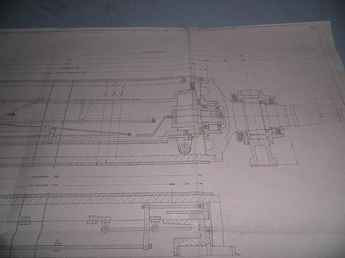 Used SUCTION PRESS ROLL  36" (914MM) DIA. X 160" (4060MM)FACE DORRIES